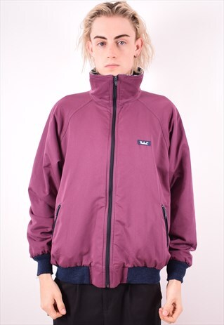 WOOLRICH MENS VINTAGE JACKET LARGE PURPLE 90S