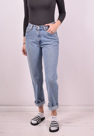 LEVI'S 512 WOMENS VINTAGE JEANS W28 L30 BLUE 90S