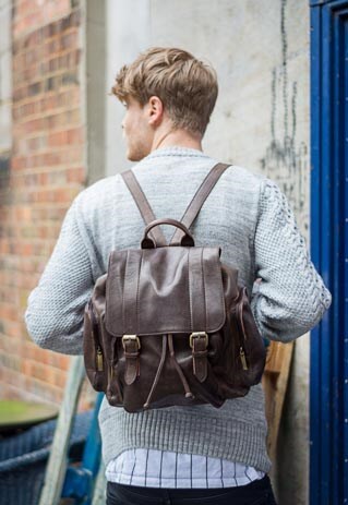 COCO LEATHER RETRO CITY BACKPACK