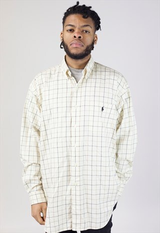 VINTAGE POLO RALPH LAUREN CHECK SHIRT