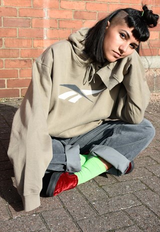 CREAM REEBOK SPORTS SWEAT / HOODIE