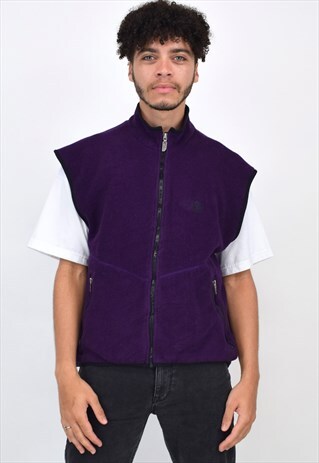 VINTAGE 90'S THE NORTH FACE PURPLE FLEECE GILET