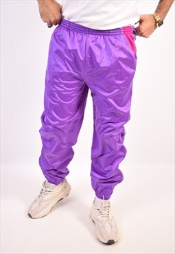 Vintage Tracksuit Trousers Purple