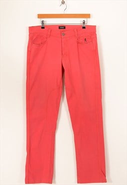 Vintage siviglia slim straight leg jeans pink w34 l32 KM70