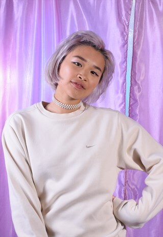 VINTAGE NIKE BEIGE SWEATSHIRT