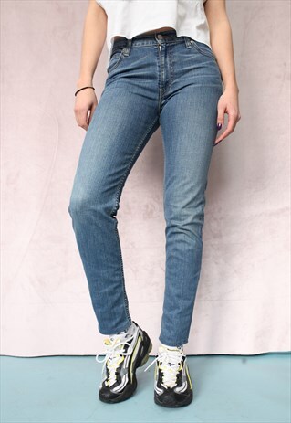 VINTAGE RECONSTRUCTED LEVI'S SLIM JEANS