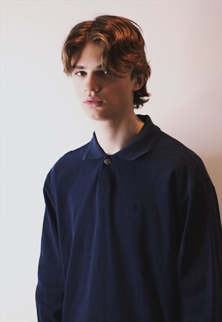 VINTAGE VERSACE LONG SLEEVE POLO SHIRT TOP