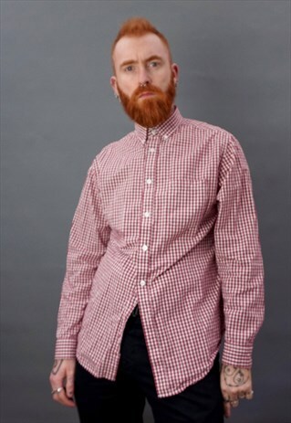 VINTAGE RED CHECKED SHIRT