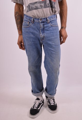 LEVI'S MENS VINTAGE JEANS W34 L31 BLUE 90S