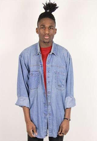 VINTAGE CALVIN KLEIN DENIM SHIRT