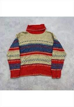 Vintage Knitted Jumper Women's XL