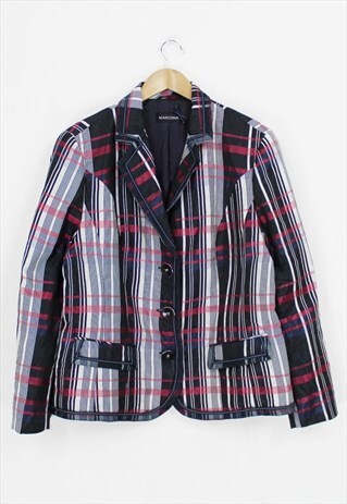 VINTAGE CHECKED BLAZER