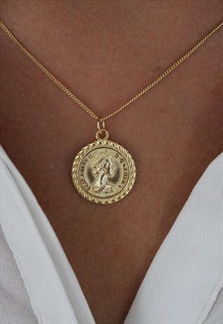 GOLD COIN NECKLACE