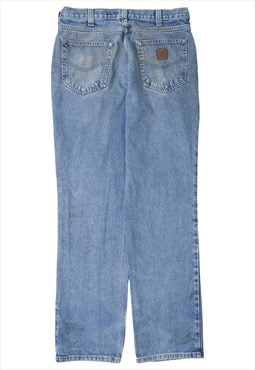 Vintage Carhartt Workwear Straight Blue Jeans Mens