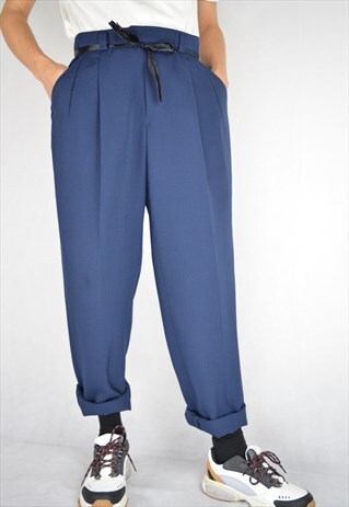 VINTAGE BLUE CLASSIC REGULAR TROUSERS