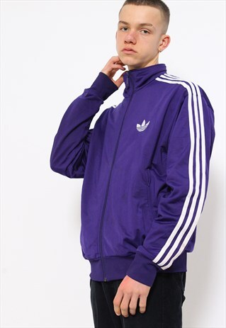 VINTAGE ADIDAS TRACK JACKET PURPLE