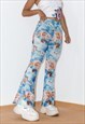 ANGEL CORE Y2K CHERUB HIGH WAIST FESTIVAL FLARED PANTS