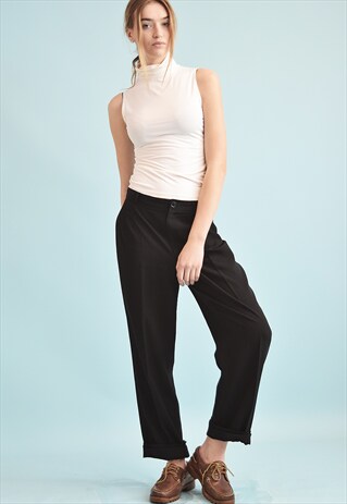 90'S RETRO CLASSIC CUT REGULAR WAIST TROUSERS