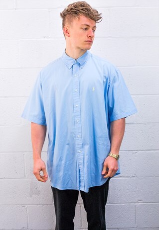 VINTAGE RALPH LAUREN SHIRT IN BLUE