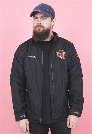 VINTAGE REEBOK HOCKEY TRACK JACKET /R4005