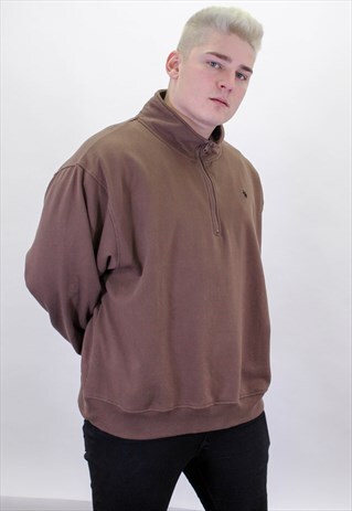 VINTAGE POLO 1/4 ZIP SWEATSHIRT