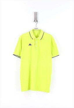 Vintage Kappa Polo in Yellow  - L