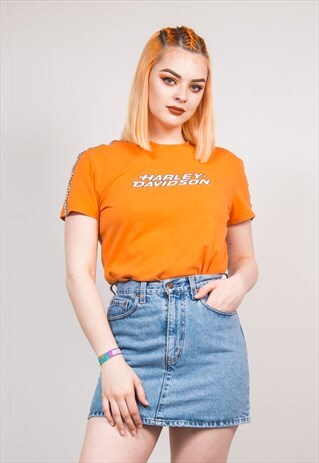 90'S VINTAGE LEVI'S BLUE DENIM MINI SKIRT