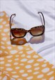 TORTOISE BUTTERFLY CAT EYE OVERSIZE SQUARE SUNGLASSES