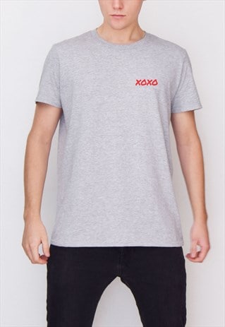 GREY XOXO (RED) T-SHIRT