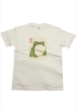 Matsumoto Hoji Frog T-Shirt Vintage Japanese Woodblock Art