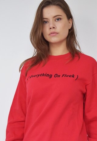 SWEATSHIRT 'EVERYTHING ON FLEEK'