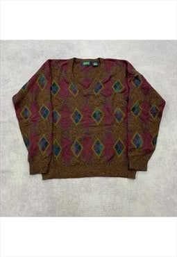 Vintage Knitted Jumper Men's XL