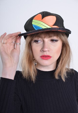 VINTAGE ADIDAS BASEBALL CAP HAT BLACK