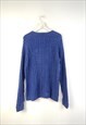 VINTAGE L.L.BEAN JUMPER ROUND N IN BLUE L