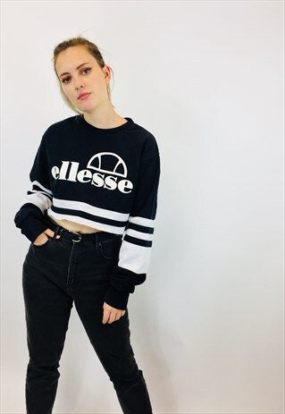 VINTAGE ELLESSE CROPPED SWEATSHIRT