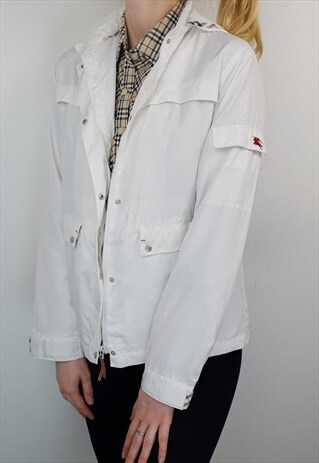 BURBERRY - WHITE JACKET (L)