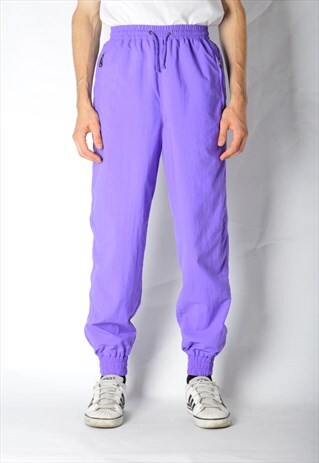 VINTAGE 90S PURPLE SHELL SPORTS PANTS