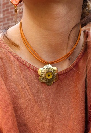 HANDMADE BOHO FLOWER CHOKER