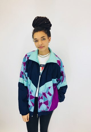 VINTAGE FESTIVAL 80S RAVE WINDBREAKER JACKET
