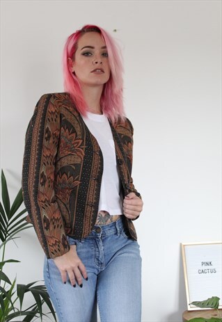 VINTAGE TAPESTRY STATEMENT JACKET