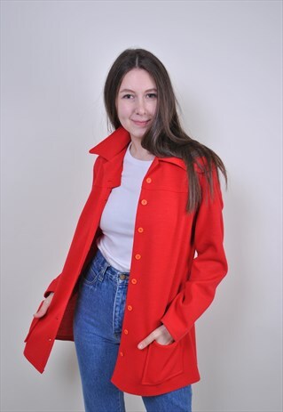 VINTAGE RED PARTY BLAZER