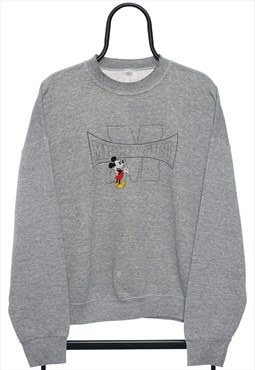 Disney Vintage Grey Mickey & Co Sweatshirt Womens