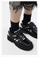 PLATFORM SNEAKERS HIGH FASHION CHUNKY SOLE CONTRAST TRAINERS