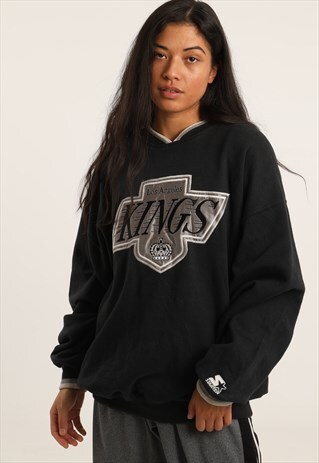VINTAGE STARTER EMBROIDERED LOS ANGELES KINGS SWEATSHIRT