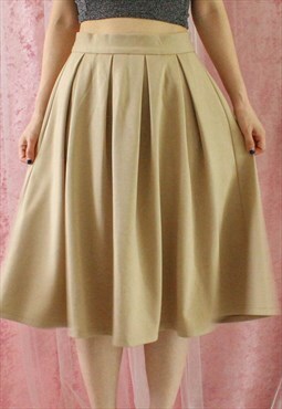 Vintage Skirt Beige Essential M B201