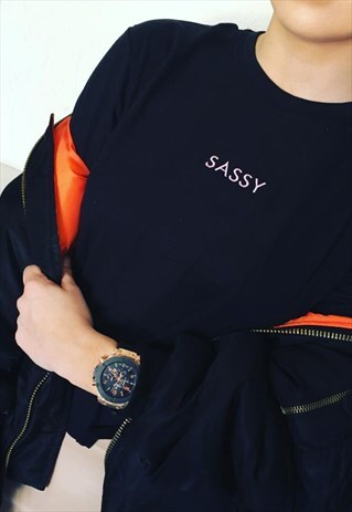 CATS GOT THE CREAM SASSY BOYFRIEND TEE BLACK