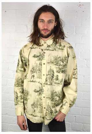 VINTAGE 90'S PATTERNED SHIRT