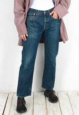 Vintage LEVI Strauss W31 L30 Women 501 Jeans Denim Straight