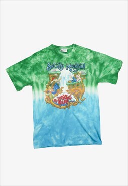 Vintage Disney Splash Mountain Tie Dye T-Shirt Multicolour M