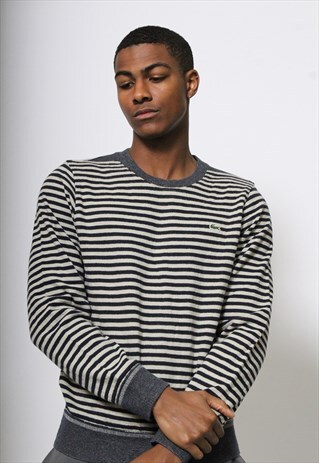 VINTAGE LACOSTE STRIPED JUMPER